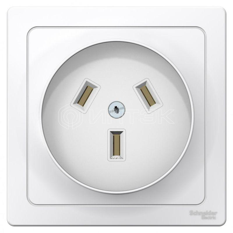 Розетка 1-м СП Blanca 32А IP20 250В 2п+N бел.  Systeme Electric BLNSR003231 изображение, фото