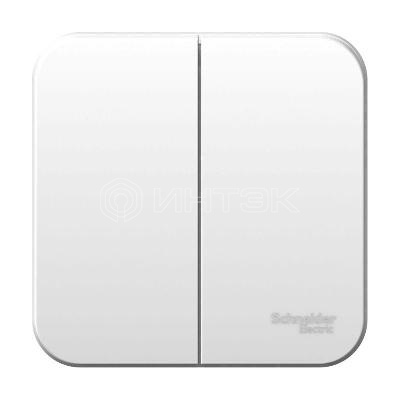 Выключатель 2-кл. ОП Blanca 6А IP20 (сх. 5) 250В бел.  Systeme Electric BLNVA065001 изображение, фото