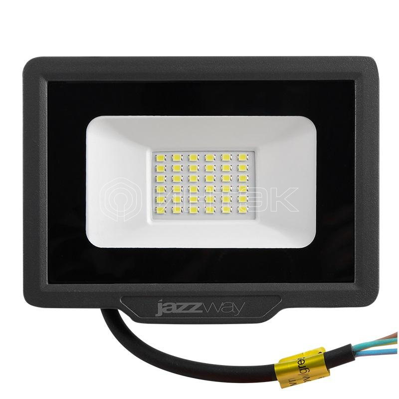 Прожектор светодиодный PFL-C3 30Вт 6500К IP65 ДО закален. прозр. стекло JazzWay 5023567A изображение, фото