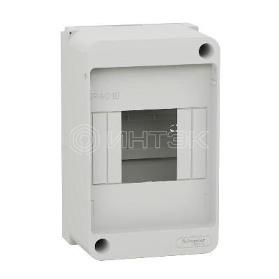 Бокс навесной ОП City9 Box XS 4мод. без дверцы  Systeme Electric EZ9EAA104 изображение, фото