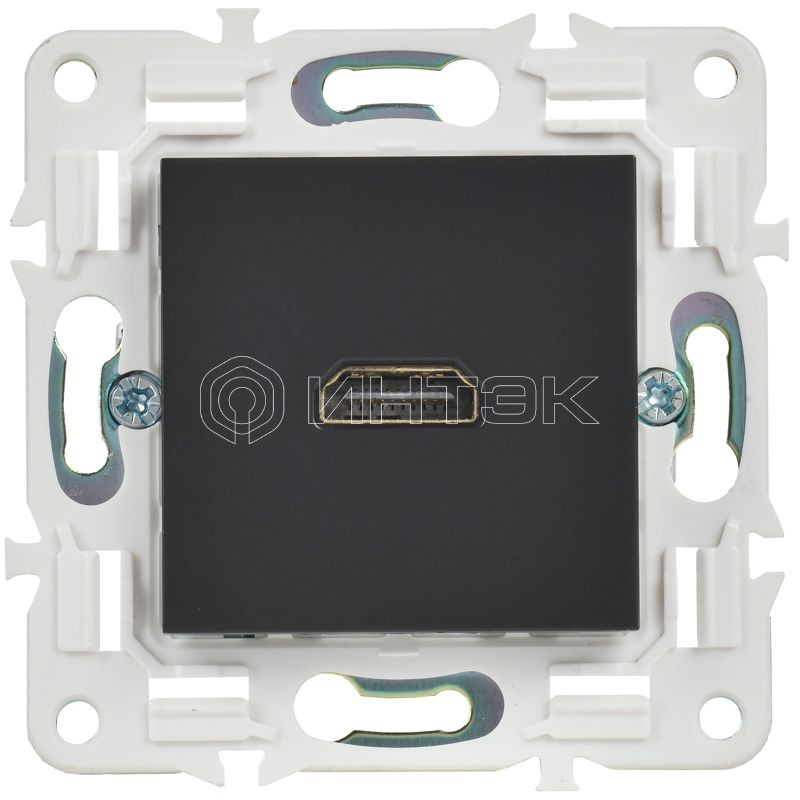 Розетка HDMI SKANDY SK-H01Bl черн. IEK SK-H10-K02 изображение, фото