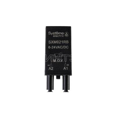 Модуль защитный варистор+LED 6/24VAC/DC Systeme Electric SZM021RB изображение, фото