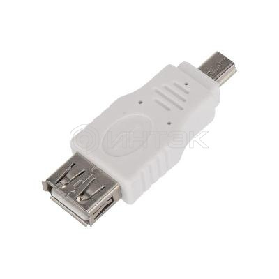 Переходник USB гнездо USB-A - штекер mini USB блист. Rexant 06-0191-A изображение, фото