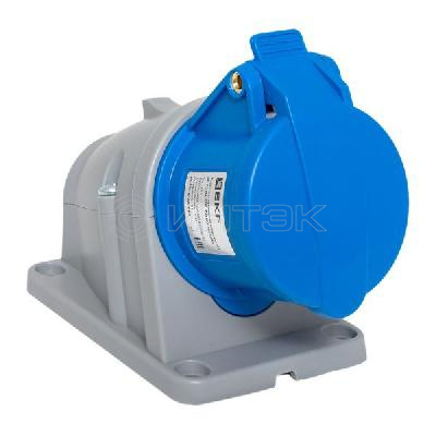 Розетка стационарная наружная 113 2Р+РЕ 16А 220В IP44 PROxima EKF ps-113-16-220-PRO изображение, фото