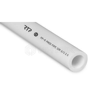 Труба PPR 20х3.4 PN20 бел. (дл.2м) RTP 10302 изображение, фото
