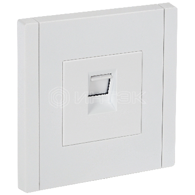  Розетка компьютерная RJ45 кат.6 FP231 белый IEK FORTE&PIANO FP-K10-2-K01 изображение, фото