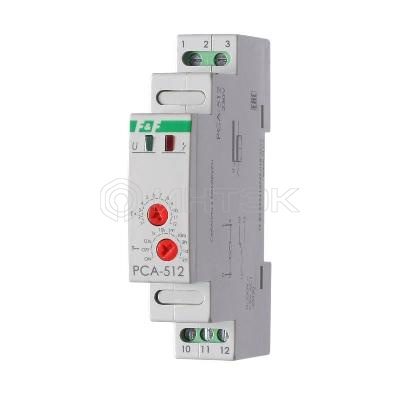 Реле времени PCA-512 8А 230В 1 перекл. IP20 задержка выключ. монтаж на DIN-рейке F&F EA02.001.001 изображение, фото
