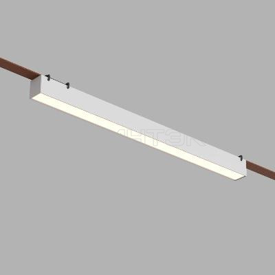 Светильник для трека-ремня Belty Linear 24Вт 4000К IP20 48В DC 642х40х45мм RA90 120град. со светодиодом алюм. бел. DENKIRS 723170 изображение, фото
