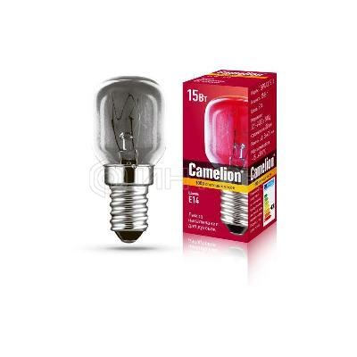 Лампа накаливания MIC 15/PT/CL/E14 для духовок Camelion 12979 изображение, фото