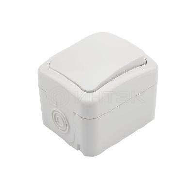 Выключатель 1-кл. ОП Mini OG IP54 бел. Kranz KR-78-0601 изображение, фото