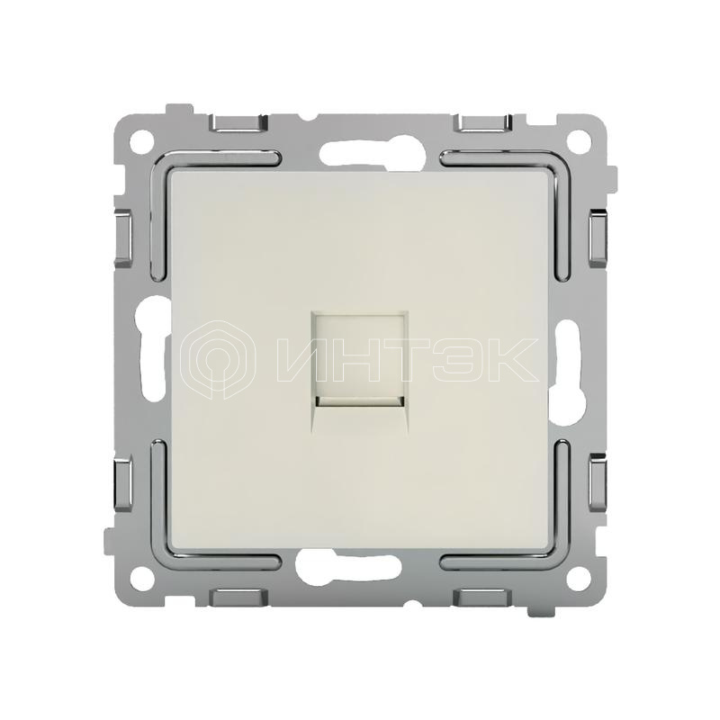 Розетка компьютерная 1-м СП Pixel RJ45 кат.5E механизм беж. TOKOV ELECTRIC TKE-PX-RC1-C02 изображение, фото