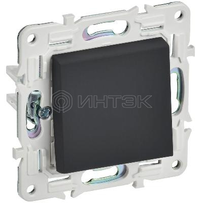 Выключатель 1-кл. SKANDY 10А SK-V01G графит IEK SK-V10-0-10-K53 изображение, фото