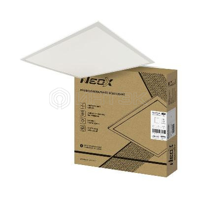 Светильник светодиодный ДВО-SLIM 5065 50Вт 6500К IP40 595х595х8.5мм без ЭПРА ультратонкая панель NEOX 4690612064444 изображение, фото