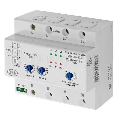 Реле УЗМ-3-63К 230В AC/400В AC УХЛ4 многофункц. Меандр A8302-16939237 изображение, фото