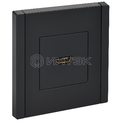  Розетка HDMI FP140 черный IEK FORTE&PIANO FP-H10-K02 изображение, фото