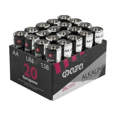 Элемент питания алкалиновый AA/LR6 1.5В Alkaline Pack-20 (уп.20шт) ФАZА 5028098 изображение, фото