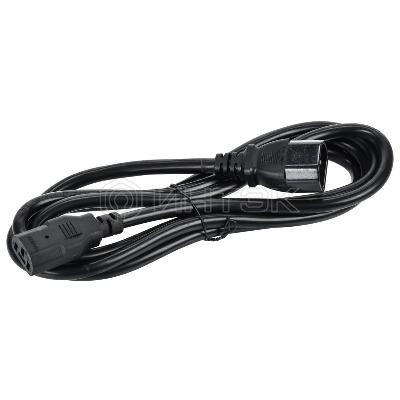 Кабель электропит. PDU 3х1.5 2м с разъемами С13-C14 ITK PC-C13C14-2M изображение, фото