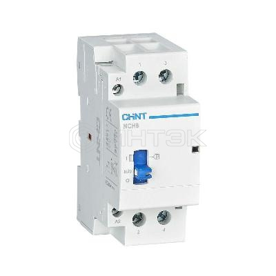Контактор модульный NCH8-63M/11 AC 220-240В 50/60Гц ручное управление (R) CHINT 257448 изображение, фото