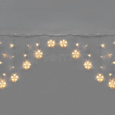 Гирлянда светодиодная "Арка" со звездами 2.5х1.2м 136LED тепл. бел. 7Вт 230В IP20 с контроллером 8 режимов Neon-Night 255-076 изображение, фото