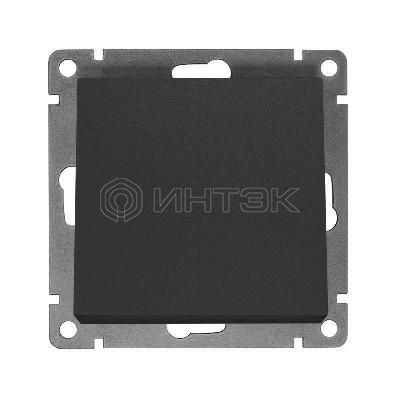 Выключатель 1-кл. СП Афина 10А IP20 механизм графит Universal A0021-Gr изображение, фото