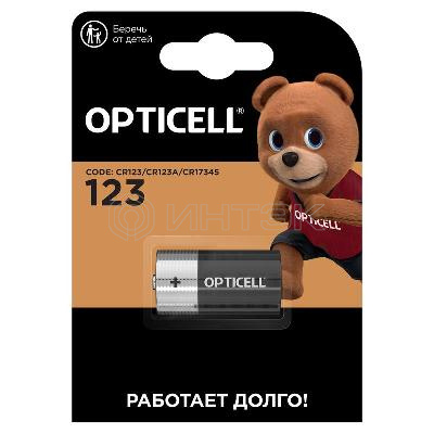 Элемент питания литиевый CR123 3В (блист.1шт) Specialty Opticell 5060014 изображение, фото
