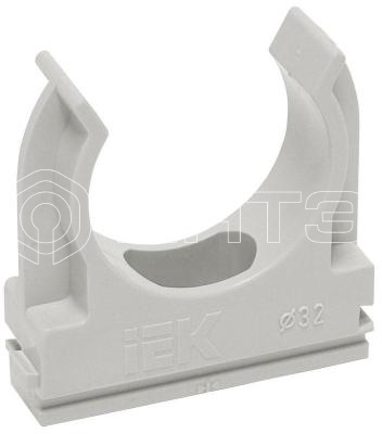 Держатель для труб (клипса) CF20 с защелкой ELASTA IEK CTA10D-CF20-K41-100 изображение, фото