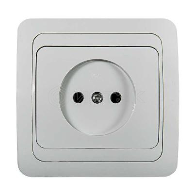 Розетка 1-м СП Classico 2022 16А IP20 бел. ASD / IN HOME 4680005959891 изображение, фото