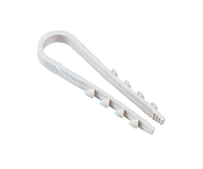 Дюбель-хомут PCD-R 19-25-65-100WH для круглого кабеля PA6.6 бел. (уп.100шт) JazzWay 5054820 изображение, фото