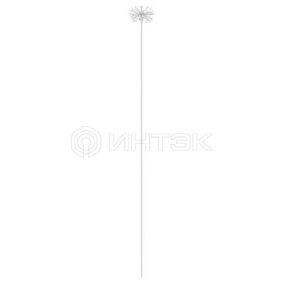 Светильник KT-DANDEL-BOLL-H895-0.5W Warm3000 WH 24 deg 24В 0.5Вт 3000К IP65 метал. Arlight 050680 изображение, фото