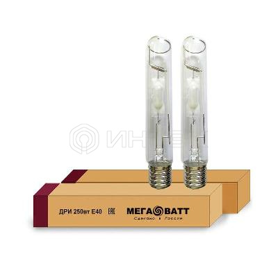 Лампа газоразрядная металлогалогенная ДРИ 250/4000К E40 (25) МЕГАВАТТ 02966 изображение, фото
