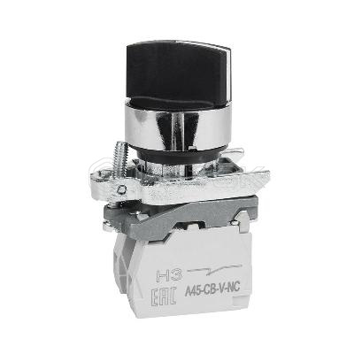 Переключатель OptiSignal D22 C4-S-33 3 положения с фикс металл 2НО XB4BD33 КЭАЗ 332172 изображение, фото