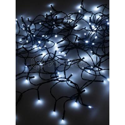 Гирлянда светодиодная "Нить" LD200-GW-BO 20м 200LED бел. уличная 8 режимов элементы питания 3хAA SHLights 4690601045454 изображение, фото