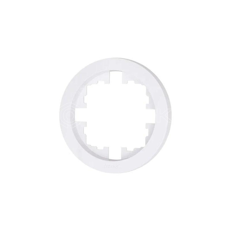 Рамка 1-м O Systeme ElectricN горизонт. круглая бел. LEZARD 744-0200-146 изображение, фото