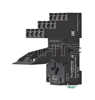 Розетка для реле 10А 4перекл. separate Systeme Electric RSXZE2S114M изображение, фото