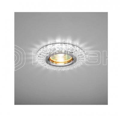 Светильник Emilia LED 51 3 70 декор. огран. полимер. со светодиод. подсвет. MR 16 прозр. ИТАЛМАК IT8679 изображение, фото
