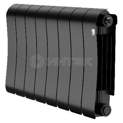 Радиатор биметаллический Royal Thermo Infinity 300 Noir Sable - 8 секц. изображение, фото