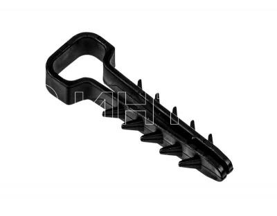Дюбель-хомут PCD-F 05х08-45-100BL для плоского кабеля PA6.6 черн. (уп.100шт) JazzWay 5054967 изображение, фото