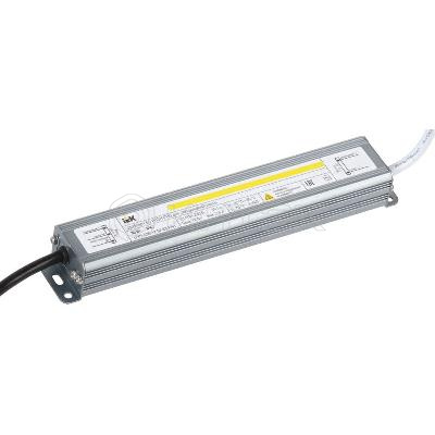 Драйвер LED ИПСН-PRO 5050 30Вт 12В блок-шнуры IP67 IEK LSP1-030-12-67-33-PRO изображение, фото