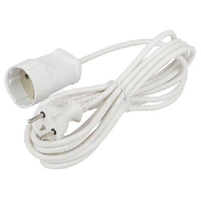 Удлинитель-шнур 1х5м без заземл. 6А IP20 UX(6)-1-5m ПВС 2х0.75 Эра Б0039820 изображение, фото