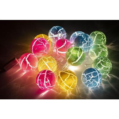 Гирлянда "Шарики" ILD-16WW-MSH 16 LED 2.2м IP20 220В SHLights 4690601047281 изображение, фото