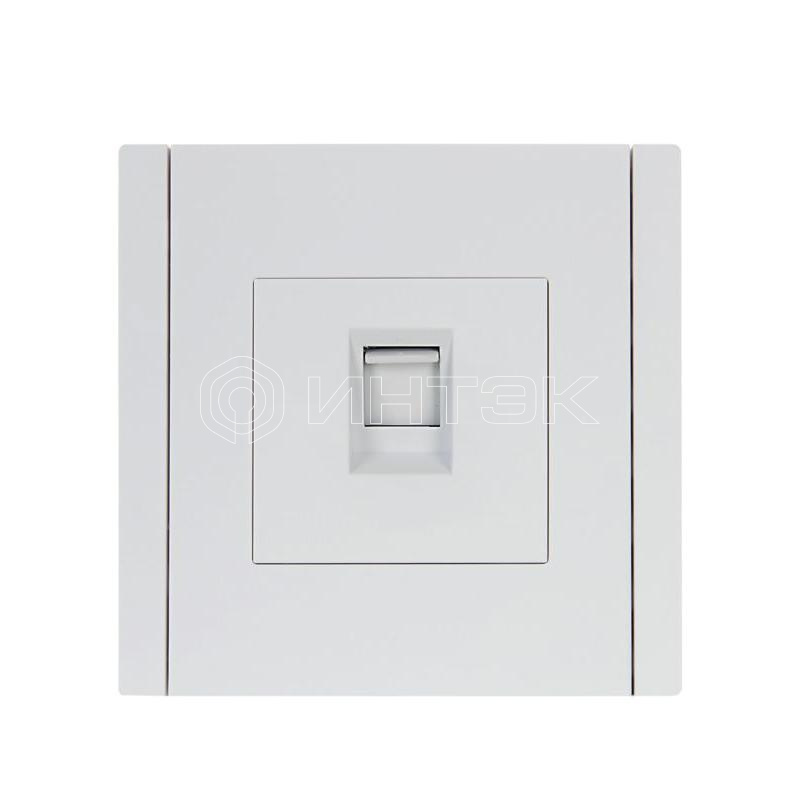 Розетка компьютерная RJ45 кат.5E FORTE&PIANO FP232 бел. IEK FP-K10-1-K01 изображение, фото