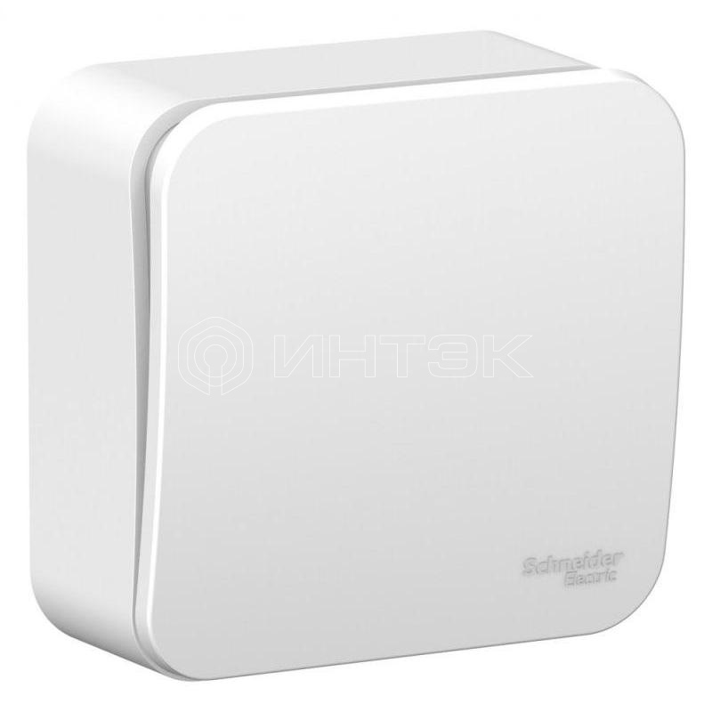 Выключатель 1-кл. ОП Blanca 6А IP20 (сх. 1) 250В с изолир. пластиной бел.  Systeme Electric BLNVA061011 изображение, фото
