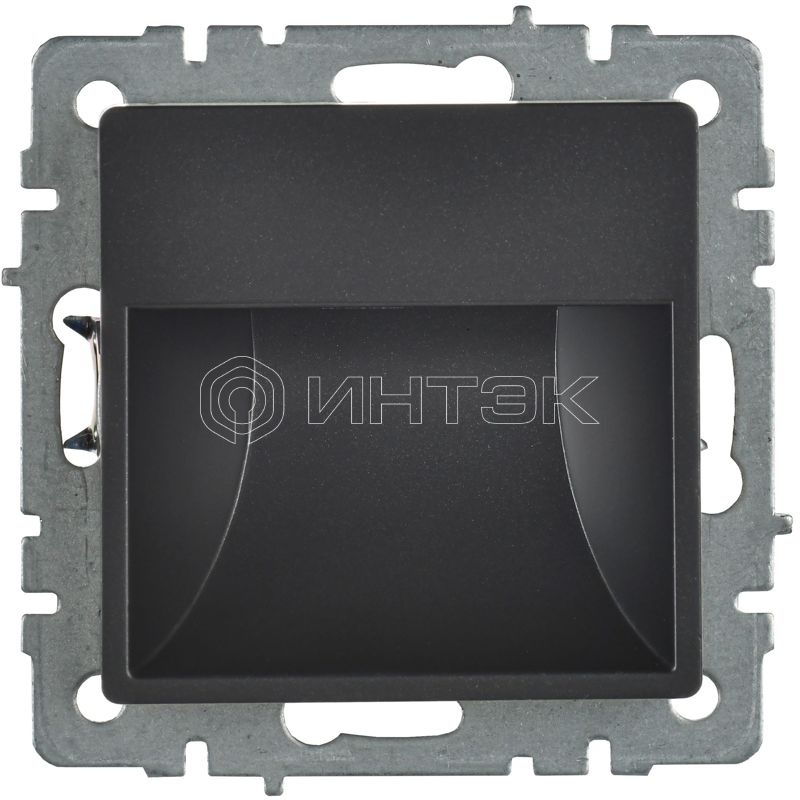 Подсветка светодиодная BRITE встраив. ПЛ20-БрЧ механизм черн. IEK BR-FL20-K02 изображение, фото