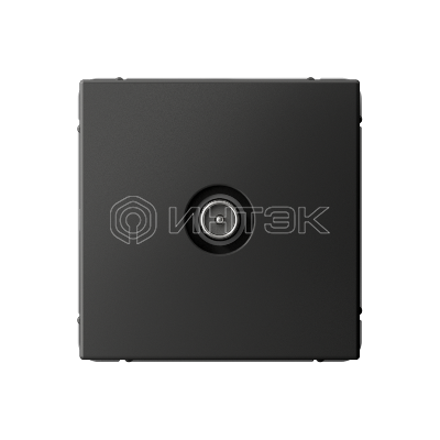 Розетка телевизионная оконечная TV ArtGallery 1дБ механизм базальт  Systeme Electric GAL001491 изображение, фото