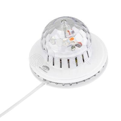 Диско-лампа светодиодная "Летающая тарелка" 36LED 6Вт 230В IP20 Neon-Night 601-256 изображение, фото