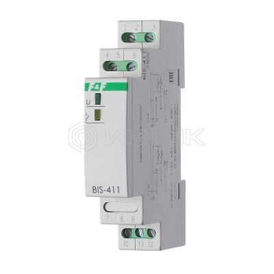 Реле импульсное BIS-411 (230В 16А 1Р монтаж на DIN-рейке 35мм) F&F EA01.005.001 изображение, фото