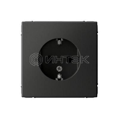 Розетка ArtGallery 16А с заземл. защ. шторки механизм базальт  Systeme Electric GAL001445 изображение, фото