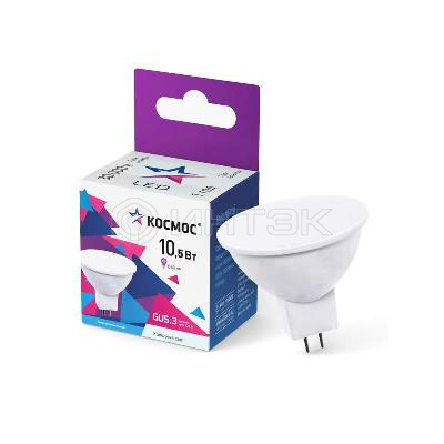 Лампа светодиодная JCDR 10.5Вт GU5.3 6500К 220В КОСМОС Lkec LED10.5wJCDRC65 изображение, фото