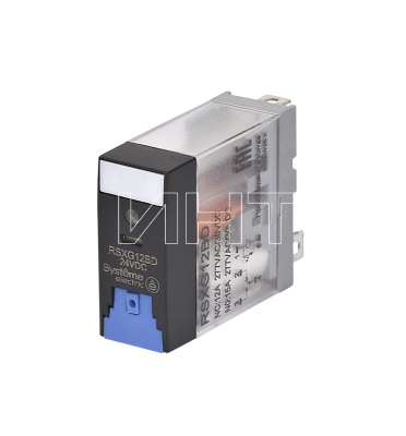 Реле 12А 1перекл. 24В DC тест кнопка LED Systeme Electric RSXG12BD изображение, фото