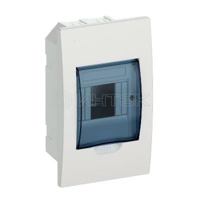 Корпус встраиваемый ЩРВ-П-4 Krepta 3 IP41 пластик. бел. IEK MKP12-V-04-40-20 изображение, фото